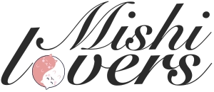 Mishilovers Logo negro fondo transparente doble línea